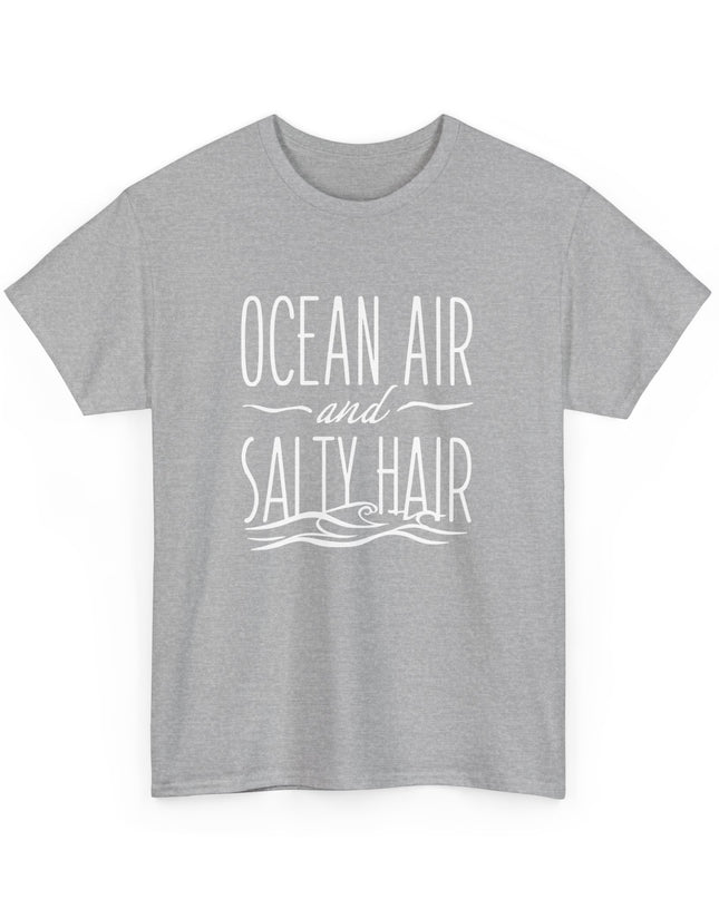Ocean Air And Salty Hair Shirt, Beach Shirt, Summer Shirt, Ocean Shirt, Vacation Shirt, Summer Vibes Shirt, Beach Vibes Shirt, Cute Shirt