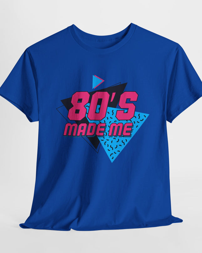 Retro 80's Made Me Tee, Vintage Graphic T-Shirt, 1980s Kid, Perfect Gift for 80s Lovers, Nostalgic Apparel, Best Years