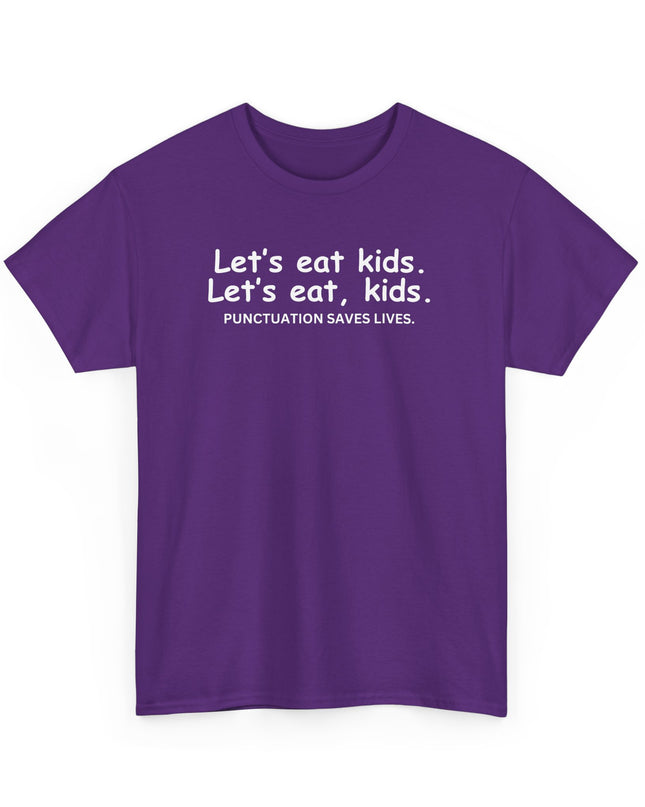 Punctuation Saves Live's T-Shirt, Funny Tee, Humor Shirt, Sarcastic Graphic Tee, Joke Shirt, Teacher Joke, Men, Women T-shirt
