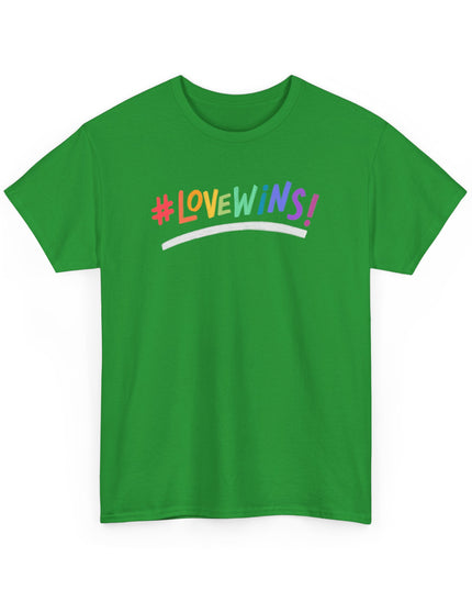 Love Wins Unisex T-Shirt LGBTQ Gay Pride lgbtq tee, lgbtq Rainbow Shirt, Pride Parade Apparel, Equality Love Clothing, LGBTQ