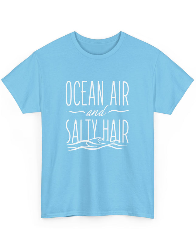 Ocean Air And Salty Hair Shirt, Beach Shirt, Summer Shirt, Ocean Shirt, Vacation Shirt, Summer Vibes Shirt, Beach Vibes Shirt, Cute Shirt