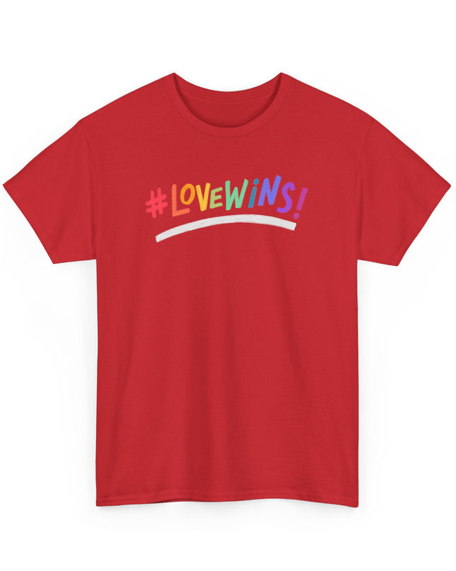 Love Wins Unisex T-Shirt LGBTQ Gay Pride lgbtq tee, lgbtq Rainbow Shirt, Pride Parade Apparel, Equality Love Clothing, LGBTQ