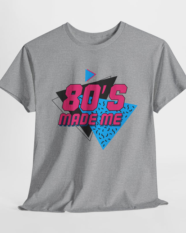 Retro 80's Made Me Tee, Vintage Graphic T-Shirt, 1980s Kid, Perfect Gift for 80s Lovers, Nostalgic Apparel, Best Years