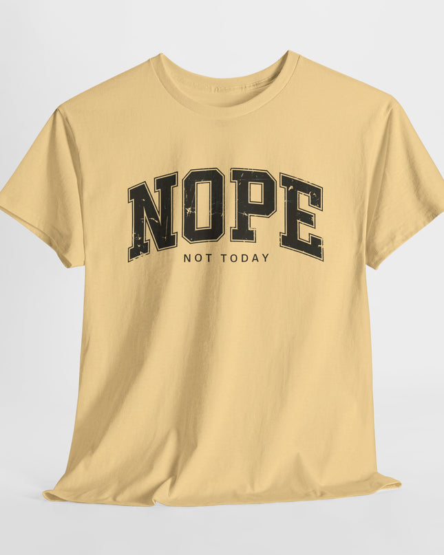 Nope Not Today Shirt, Funny TShirt, Sarcastic Tee, Nope Shirt, Funny Adult Tshirt, Sarcastic Joke Shirt, Gift For Lazy Friend, Not Adulting
