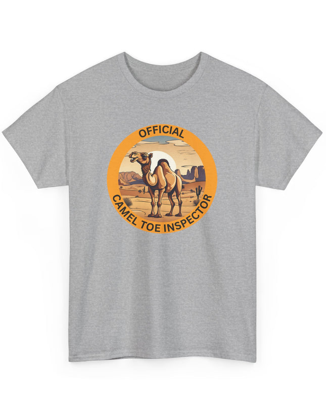 Official Camel Toe Inspector Funny Addult Humor T-shirt Offensive T-shirt Cool Graphic Crazy Wild Shirts for Men Women Teens Novelty Tee