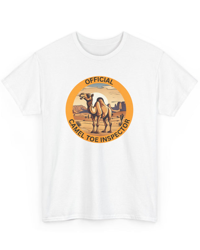 Official Camel Toe Inspector Funny Addult Humor T-shirt Offensive T-shirt Cool Graphic Crazy Wild Shirts for Men Women Teens Novelty Tee