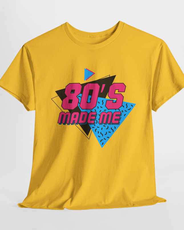 Retro 80's Made Me Tee, Vintage Graphic T-Shirt, 1980s Kid, Perfect Gift for 80s Lovers, Nostalgic Apparel, Best Years