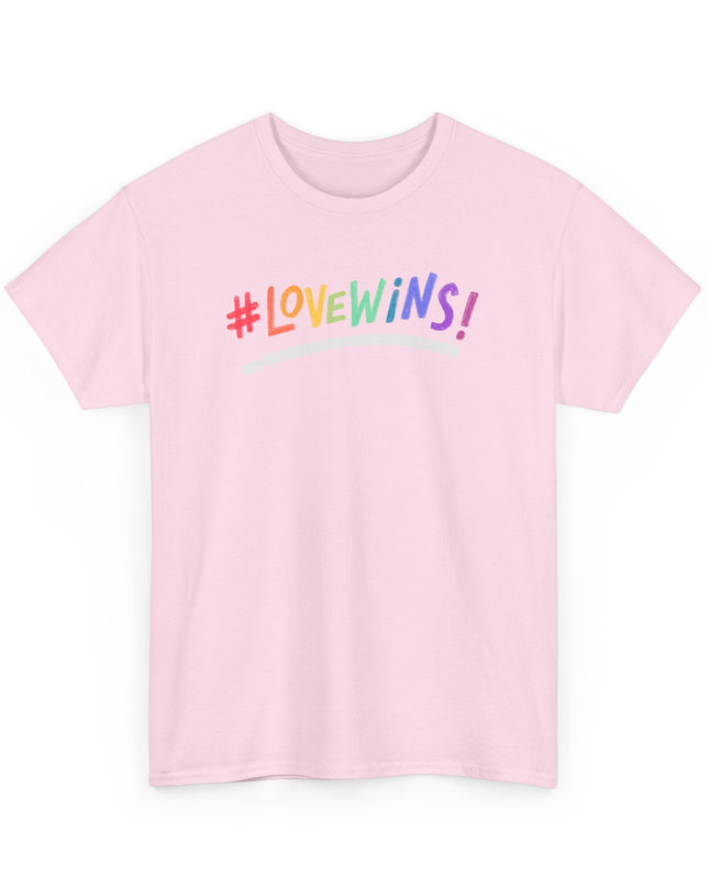 Love Wins Unisex T-Shirt LGBTQ Gay Pride lgbtq tee, lgbtq Rainbow Shirt, Pride Parade Apparel, Equality Love Clothing, LGBTQ