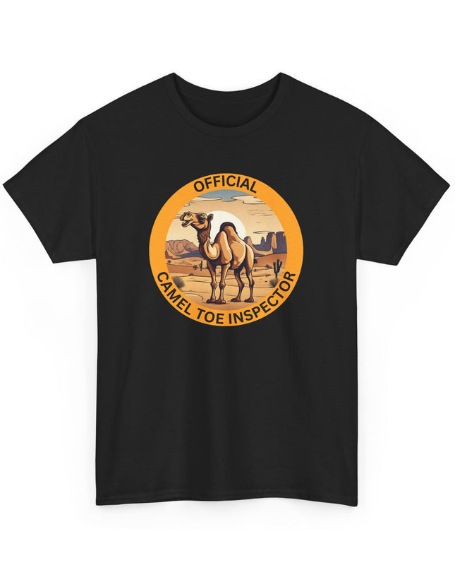 Official Camel Toe Inspector Funny Addult Humor T-shirt Offensive T-shirt Cool Graphic Crazy Wild Shirts for Men Women Teens Novelty Tee