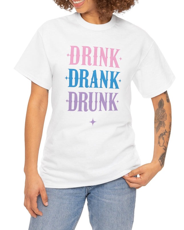 Drinking Shirt, Funny Drunk Shirt, Drink Drank Drunk Shirt, Girls Weekend Shirt, Day Drinking Shirt, Bachelorette Party Shirt, Besties Tee
