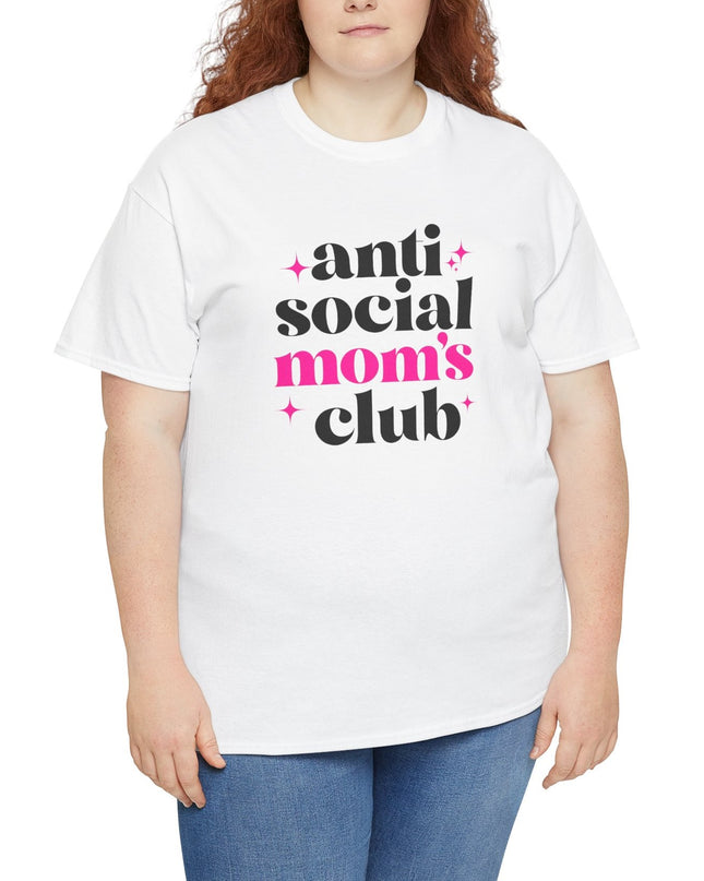 Anti Social Mom's Club Tee, Mama t-shirt, Mom shirt, Mom Joke Tee, Mom Life Shirt, Mom T-shirt, Gift for Mom, Funny Mom, Sarcastic Mom Tee