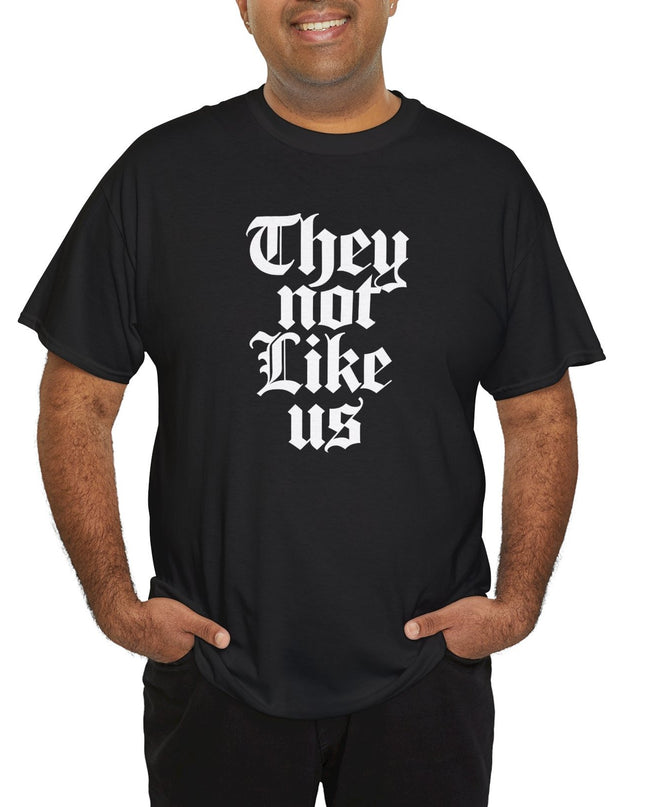 They Not Like Us T-Shirt – Retro Graphic Tee, Vintage-Inspired Music Merch, Bold Streetwear for Music Fans