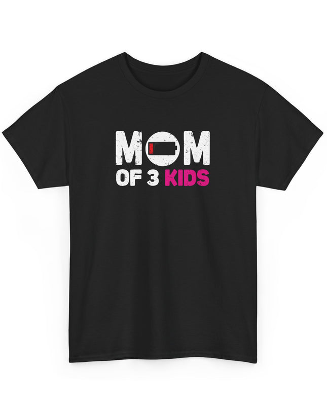 Funny Mom of 3 Kids Tee, Gift for Moms, Crazy Mom T-Shirt, mothers Shirt, Life of a Mom, 3 Kids Mom, Funny Mom Shirt, Mom of 3 Shirt,