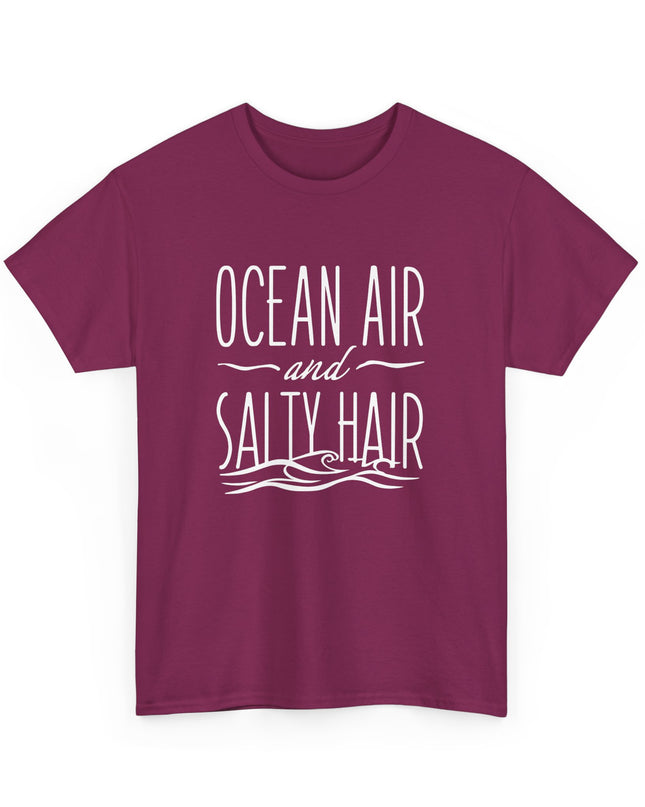 Ocean Air And Salty Hair Shirt, Beach Shirt, Summer Shirt, Ocean Shirt, Vacation Shirt, Summer Vibes Shirt, Beach Vibes Shirt, Cute Shirt