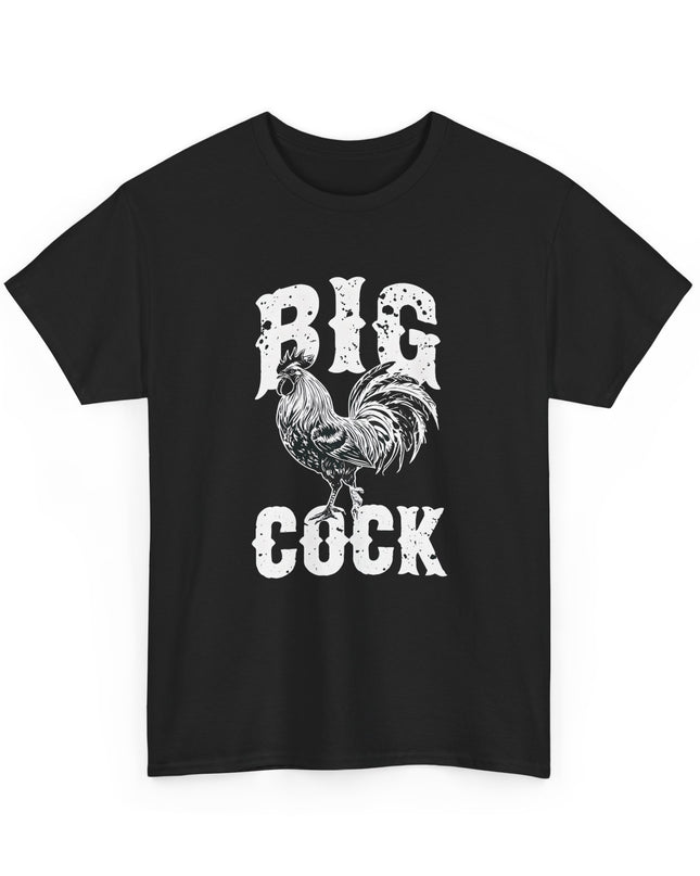 Big Cock Funny Tee, Inappropriate Adult Shirt, Joke Shirt for Men, Gift Shirt for Men, Joke shirt, Rooster t shirt, Funny Tshirt
