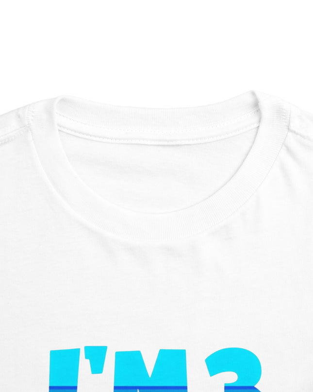 I'm Three This is How I Roll Birthday Shirt 3yr Old Bday Shirt Monster Truck Birthday T-shirt 3yr Old Party