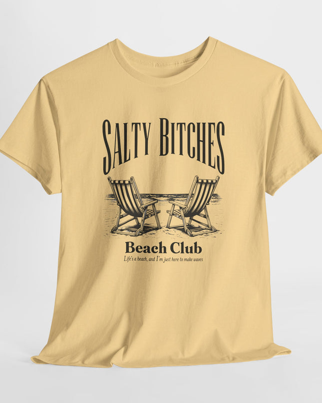 Salty Bitches Beach Club T-Shirt, Fun Beachwear, Vacation Tee, Stay Salty Shirt, Summer Shirt, Beach Shirt, Beach Vibes, Sassy Shirt
