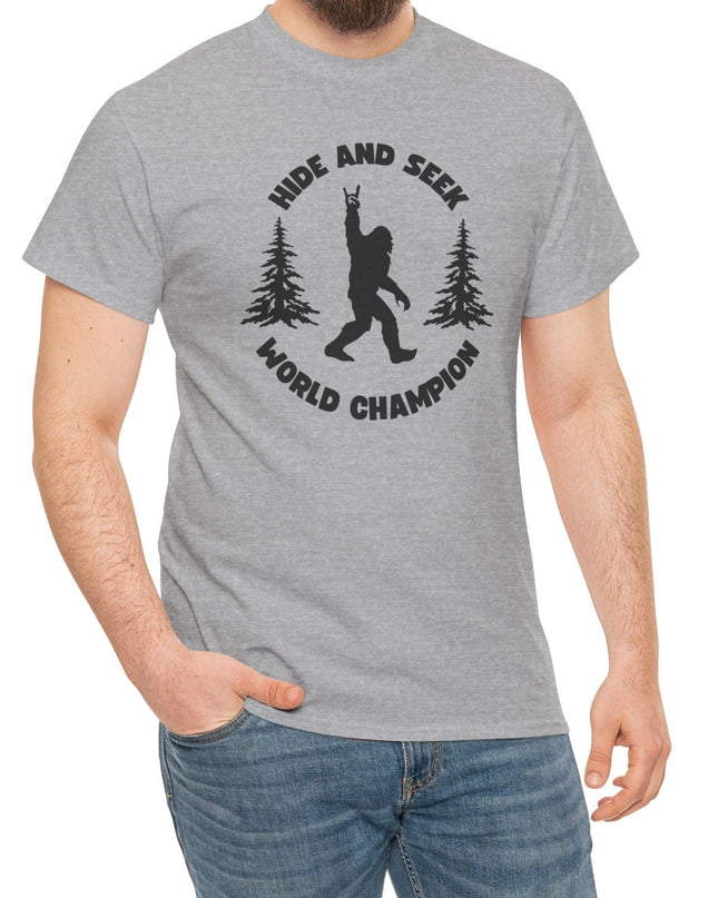 Hide and Seek World Champ funny T-shirt, Shirt Cool Graphic, T-Shirts Crazy Shirts, Joke Tee, for Men, Women, Teens, Kids Novelty Tee