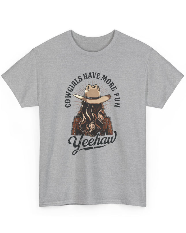 Cowgirls Have more Fun Shirt, Bachelorette Party Tee, Nashville Shirt, Western Shirt for Women, Western Shirt, Texas Shirt, Country Girl Era