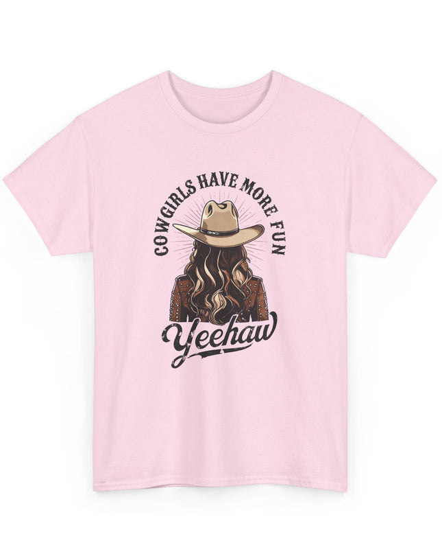 Cowgirls Have more Fun Shirt, Bachelorette Party Tee, Nashville Shirt, Western Shirt for Women, Western Shirt, Texas Shirt, Country Girl Era