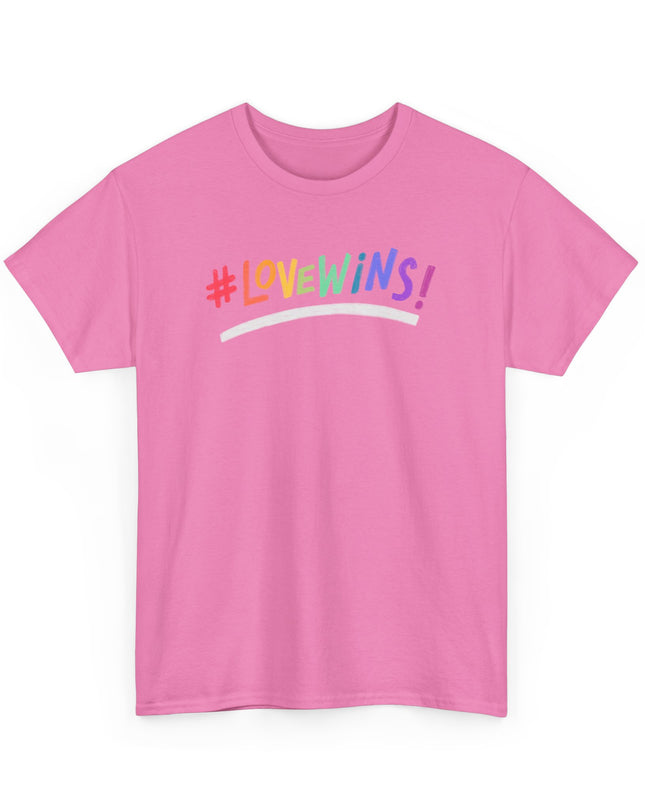 Love Wins Unisex T-Shirt LGBTQ Gay Pride lgbtq tee, lgbtq Rainbow Shirt, Pride Parade Apparel, Equality Love Clothing, LGBTQ