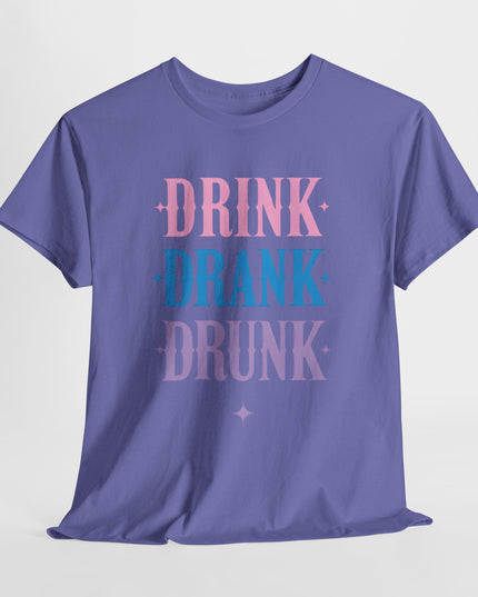 Drinking Shirt, Funny Drunk Shirt, Drink Drank Drunk Shirt, Girls Weekend Shirt, Day Drinking Shirt, Bachelorette Party Shirt, Besties Tee