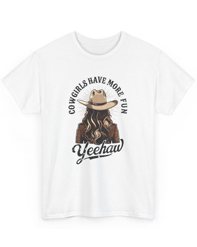 Cowgirls Have more Fun Shirt, Bachelorette Party Tee, Nashville Shirt, Western Shirt for Women, Western Shirt, Texas Shirt, Country Girl Era