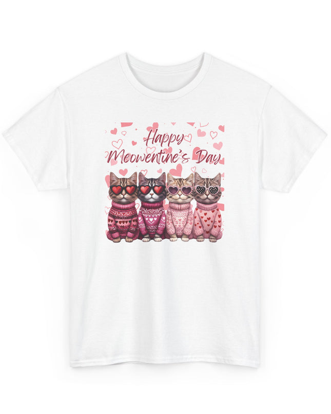 Cute Cat Valentine T-Shirt, Valentines Day T-Shirt, Cute Valentine Shirt, Funny Valentine Shirt, Valentine Cat Shirt, Gift For Cat Lovers
