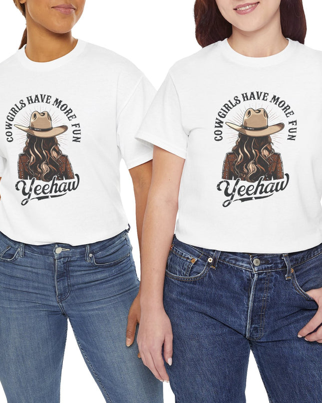 Cowgirls Have more Fun Shirt, Bachelorette Party Tee, Nashville Shirt, Western Shirt for Women, Western Shirt, Texas Shirt, Country Girl Era