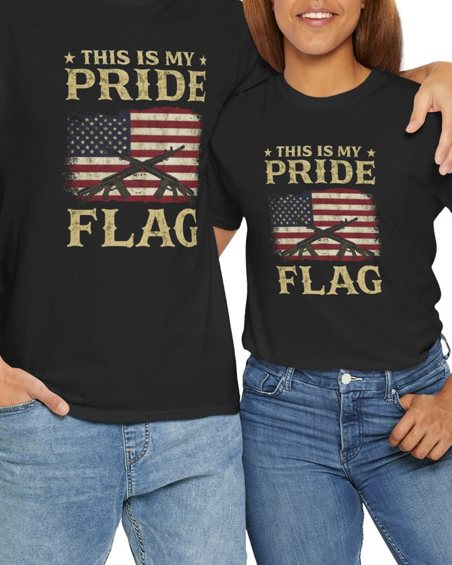 American Flag Shirt, American Flag Distressed Gun Shirt, American Flag Distressed, USA Flag Shirt, American Flag Shirt Men, American T-shirt