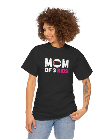 Funny Mom of 3 Kids Tee, Gift for Moms, Crazy Mom T-Shirt, mothers Shirt, Life of a Mom, 3 Kids Mom, Funny Mom Shirt, Mom of 3 Shirt,