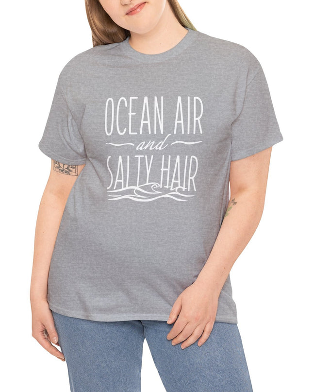 Ocean Air And Salty Hair Shirt, Beach Shirt, Summer Shirt, Ocean Shirt, Vacation Shirt, Summer Vibes Shirt, Beach Vibes Shirt, Cute Shirt