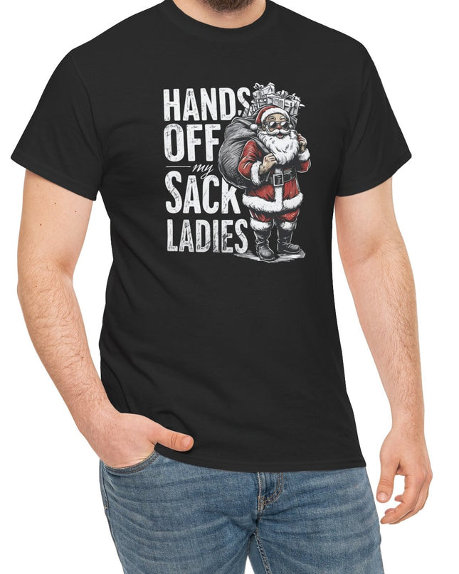 Santa Sack Christmas T-Shirt Funny Joke Shirt, Funny Christmas Santa T-Shirt, Holiday Tee, Holiday Party Shirt