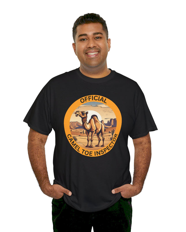 Official Camel Toe Inspector Funny Addult Humor T-shirt Offensive T-shirt Cool Graphic Crazy Wild Shirts for Men Women Teens Novelty Tee