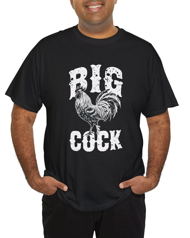 Big Cock Funny Tee, Inappropriate Adult Shirt, Joke Shirt for Men, Gift Shirt for Men, Joke shirt, Rooster t shirt, Funny Tshirt