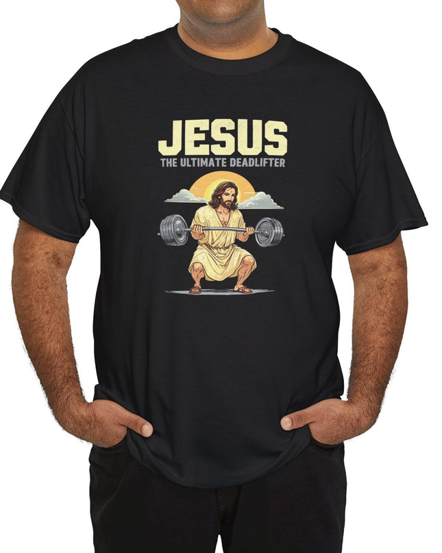 Jesus The Ultimate Dead Lifter Funny Christian Workout Gym T-Shirt Funny Joke Shirt Gym Shirt