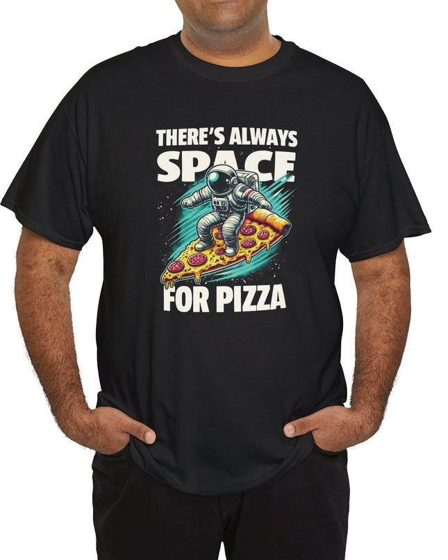 Pizza Space T-Shirt Fast Food Pizza Lover Foodie Shirt A Pizza Astronaut Funny Shirt